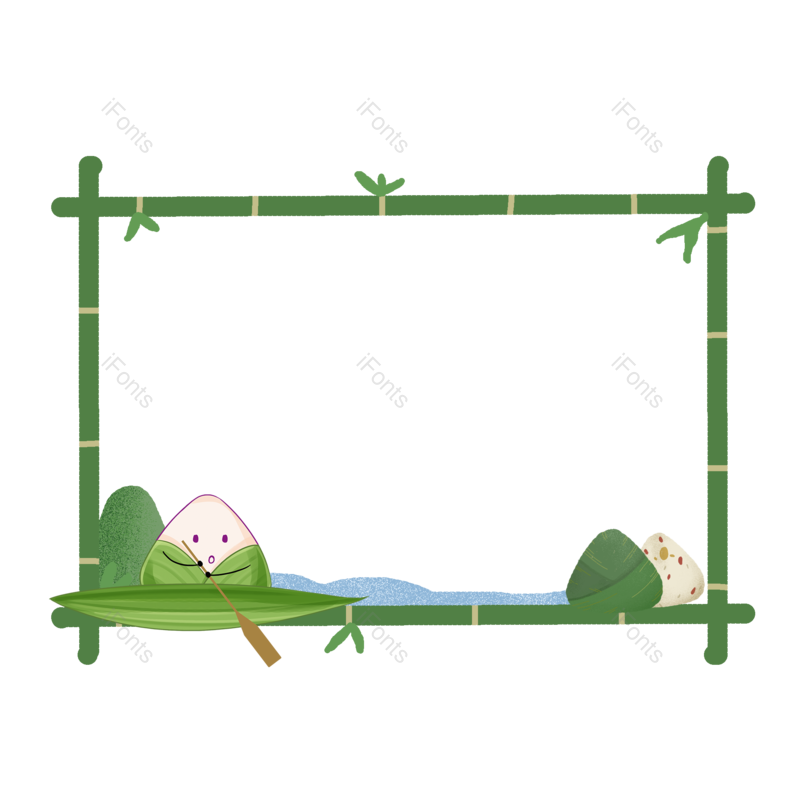 边框图片,端午元素,装饰元素PNG,边框元素免抠素材